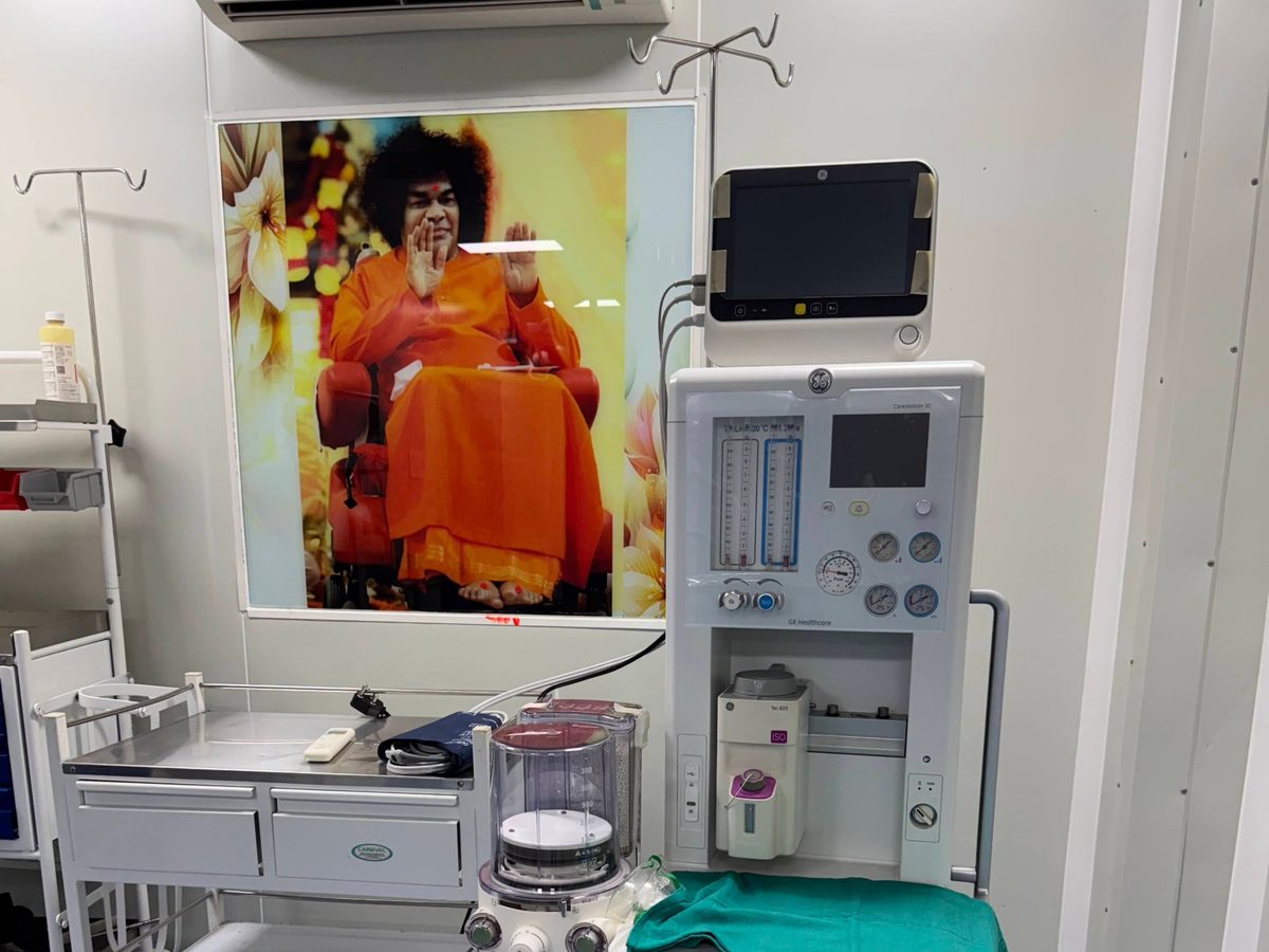 Anaesthesia workstation in the Garhwa operation theatre