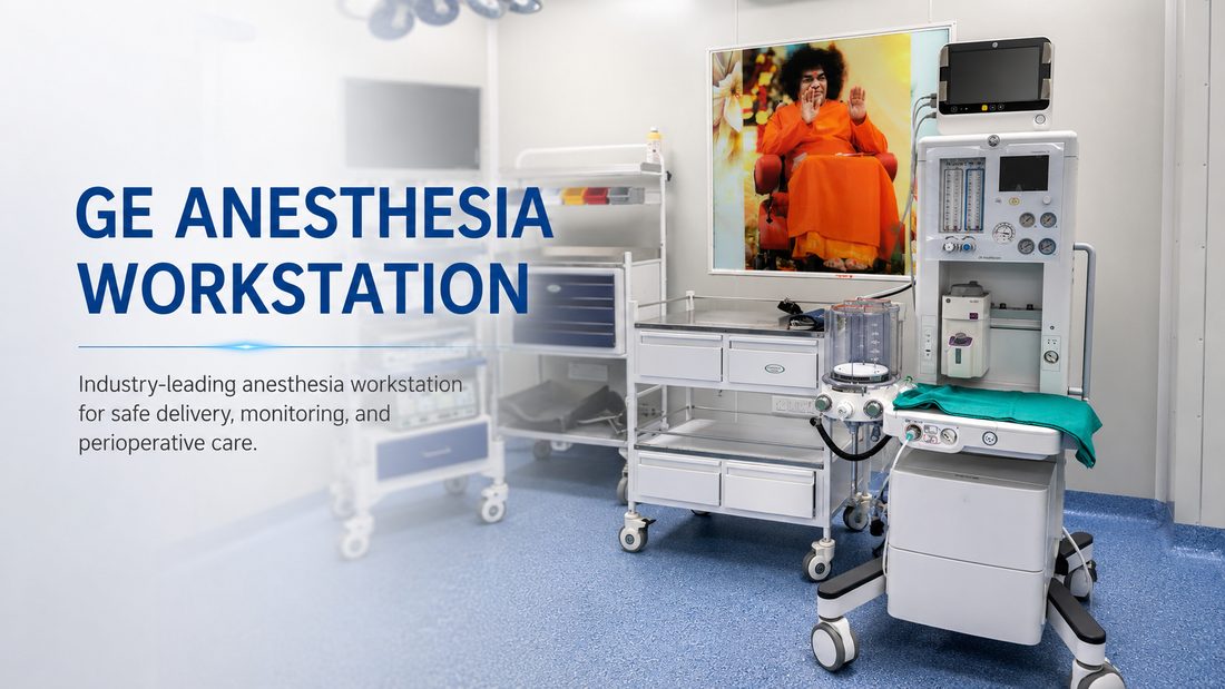 GE anaesthesia workstation for safe anaesthesia delivery and monitoring at Garhwa hospital