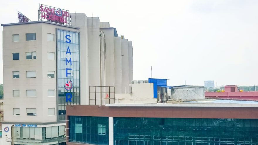 Samford Super Speciality Hospital building, Kokar, Ranchi