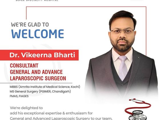 Dr. Vikeerna Bharti welcome at Samford Hospital
