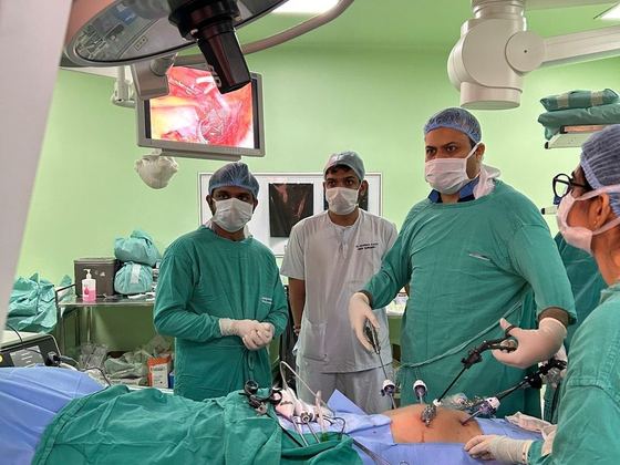 Operation theatre team Dr. Vikeerna Bharti Ranchi